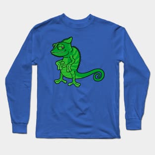 Funny Chameleon Long Sleeve T-Shirt